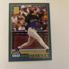 2001 Topps #655 Larry Walker Colorado Rockies