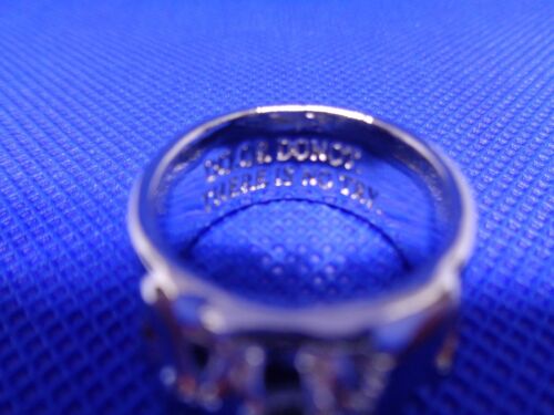 STAR WARS Yoda Design With Green Stones Eyes Ring - size 8 - Picture 10 of 10