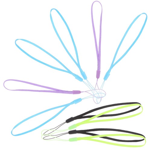 3 PCS Mobile Phone Cord Colorful Flat Hand Wrist Lanyard Cellphone - 第 6/12 張圖片