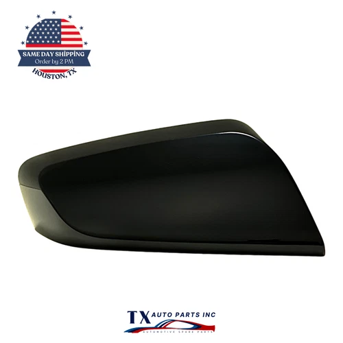 Passenger Side Mirror Cover Cap For 2014-19 Chevrolet IMPALA Paintable Black Cap