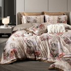 Nature Silk Cotton Bedding Set 4pcs Quilt Cover Flat Sheet 2 Pillowcases Silky
