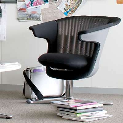 Steelcase I2i Collaborative Chair In Gray Color With Chrome