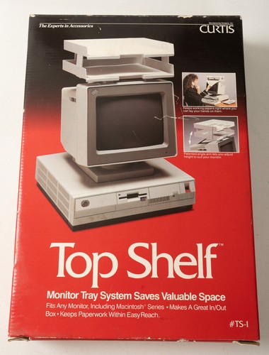 Curtis Top Shelf (UC4) Monitor Tray System TS-1 (JSF6)Apple Computer Office Prop
