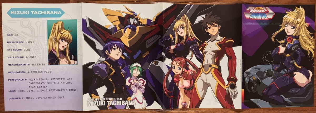 Gravion Mizuki Tachinana Anime Poster | eBay