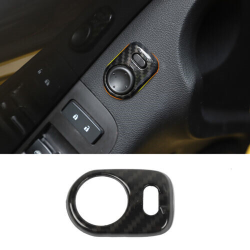 Carbon Fiber Rearview Mirror Adjust Button Decoration For Chevrolet Camaro 10-15 - Imagen 4 de 9