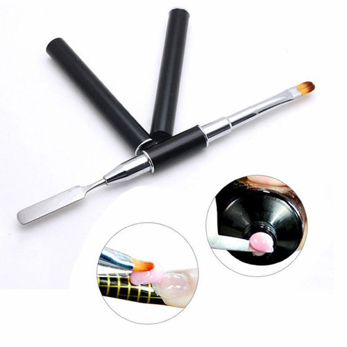 PolyGel Poly Gel Nail Art Pen SliceDual-Ended UV Brush Slice Shape Polish D - Picture 9 of 12