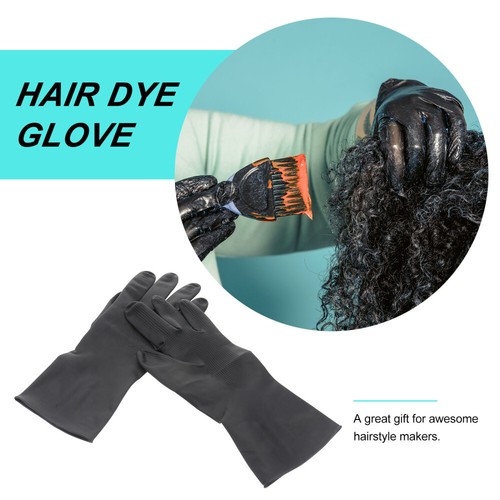 Gericht Handschuhe Sterben Haar Handschuhe Schwarz Latex Handschuhe Für Kochen - Bild 6 von 12