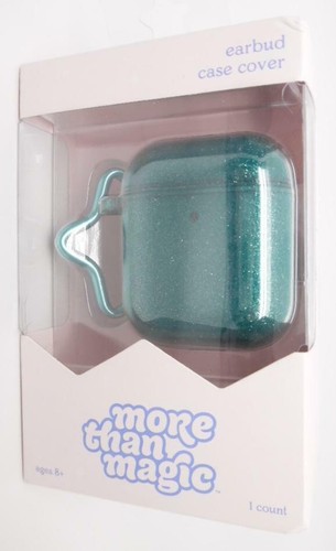 More than Magic Earbud Case Cover for Apple AirPods - Glitter Teal