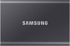 SAMSUNG T7 Portable SSD 2TB - Up to 1050MB/s - USB 3.2 External 2TB, Gray 