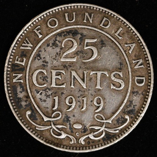 1919C  - Canada NEWFOUNDLAND - 25 Cents KM# 17 - Picture 2 of 3