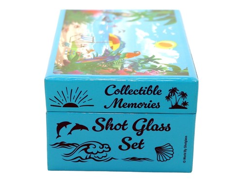 Antigua & Barbuda Caribbean Boxed Shot Glass Set (Set of 2) - 第 7/9 張圖片