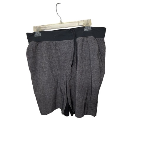 Large LuLuLemon T.H.E Luxtreme Liner Men’s Lined Gray Workout Athletic Shorts - Picture 4 of 17