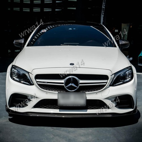 Carbon Fiber Door Mirror Cover Caps For 2015-2022 Mercedes C-Class W205 C205 C43 - Picture 6 of 11