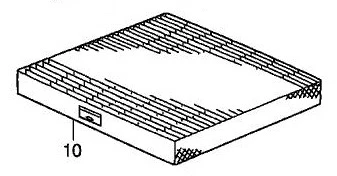 Paquete de filtro de aire y cabina genuino OEM Honda Pilot Ridgeline Passport 2016-2022 Foto 3 de 3