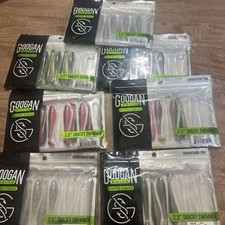 7 Pkgs Googan Baits 2.5" Snacky Swimmer Baits. All Have Been Opened. Lots Left.