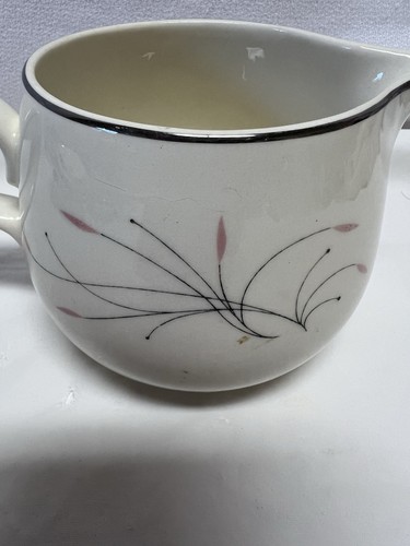 Vintage 1950’s Homer Laughlin Rhythm Capri Creamer Platinum Band - Picture 2 of 6