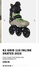 K2 SKATES GRID 110 INLINE FREESKATE UNISEX