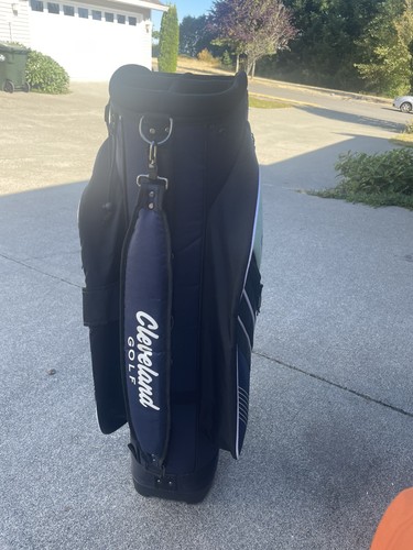 Cleveland Women's Bloom Cart Bag 5-Way Top Navy/Mint * *Lightly Used - Picture 4 of 5