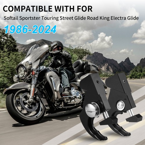 Quick Release Luggage Rack Docking Latch Clips for Harley Sportster 1986-2024 - Picture 4 of 7