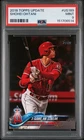 151706514 Shohei Ohtani 2018 Topps Update #US189 Rookie RC PSA 9