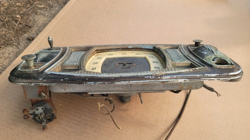 1934 Studebaker Dash Instrument Gauge Cluster Speedometer - Picture 3 of 9