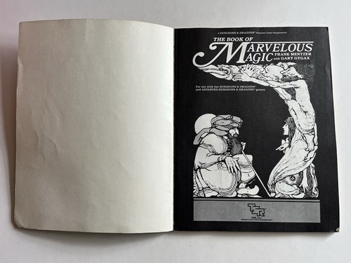 Dungeons and Dragons Il Libro della Magia Meravigliosa TSR 1984 - Foto 3 di 8