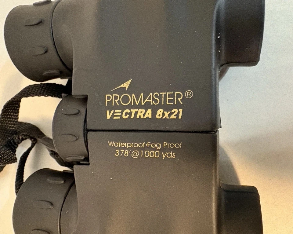 Promaster Vectra 8x21 Binoculars Water & Fog Proof, Case with Strap & Belt Loop - Image 2 of 4