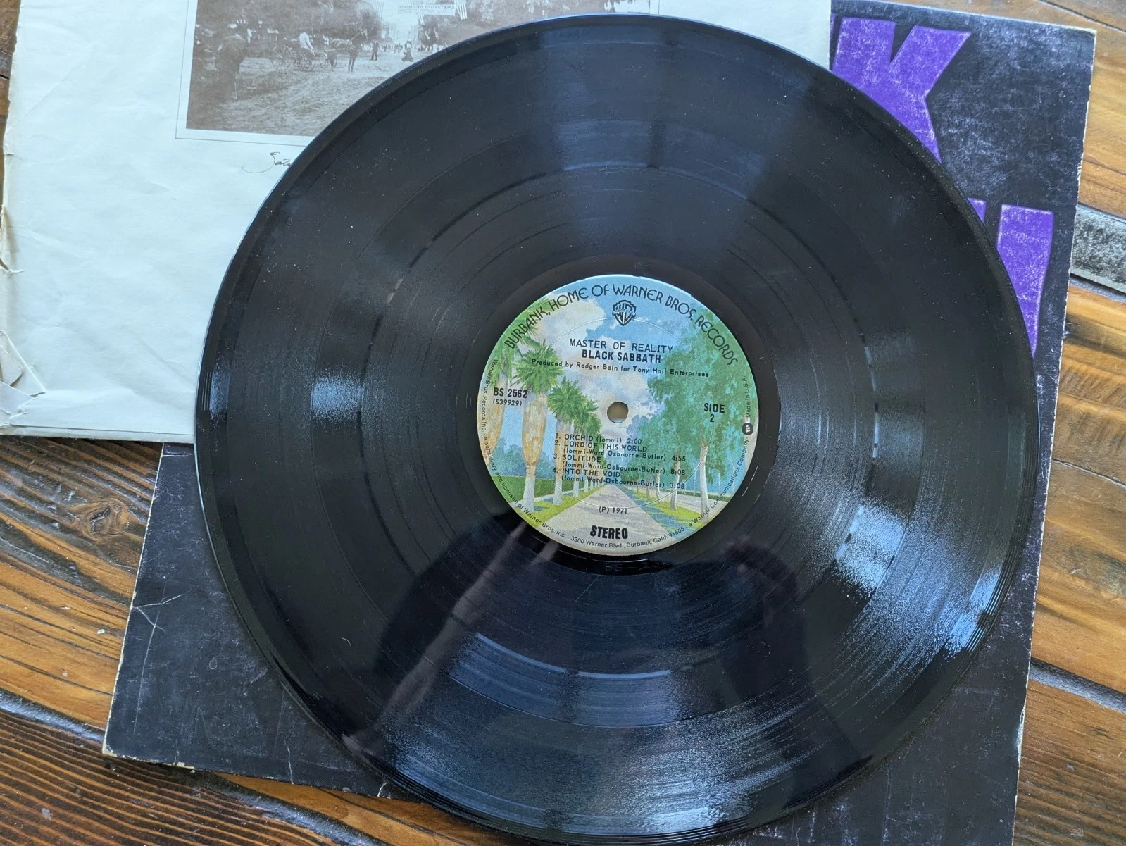 Black Sabbath - Master of Reality 1971 US LP Warner Bros BS 2562 Embossed