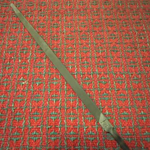 NICHOLSON 7" Extra Slim Taper File Three Square Triangular USA 🇺🇸 New NOS - Picture 1 of 11