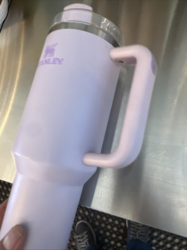 Stanley Travel Tumbler Water Bottle Quencher 40 oz Lavender With Straw & Handle - Picture 3 of 10