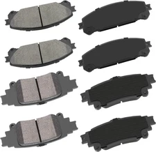 cciyu D1324 D1391 Front & Rear Ceramic Brake Pads Kits 8pcs fit For... 