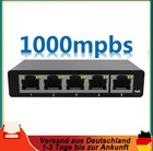 5-Port Gigabit Desktop Netzwerk Switch Ethernet RJ45 LAN Verteiler HUB schwarz..