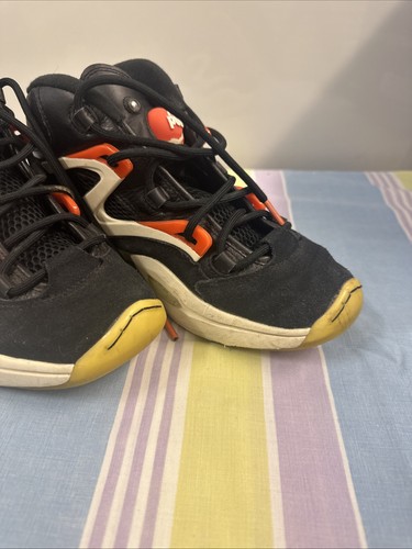 Reebok Question Pump H06496 Black White Orange Size 8 - Picture 10 of 13