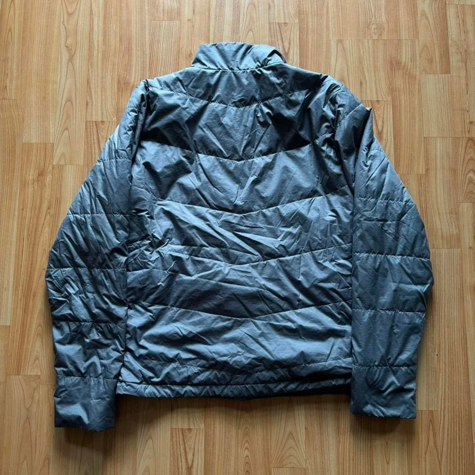 Винтажный Y2K необходимый north face молнии пуховик куртка мужской размер S! - Изображение 3 из 4