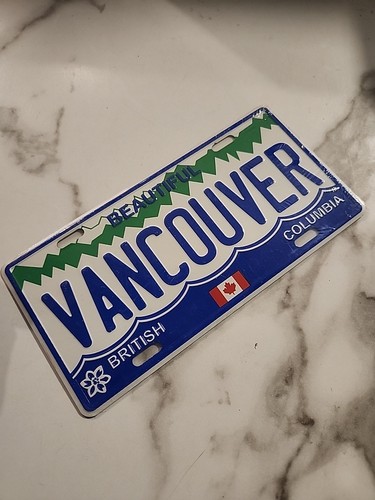 MINI SCHÖNES VANCOUVER BRITISH COLUMBIA NUMMERNSCHILD KANADISCHES ETIKETT Neuheit - Bild 11 von 12