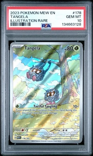 2023 Pokemon 151 Tangela Illustration Rare 178/165 PSA 10 English
