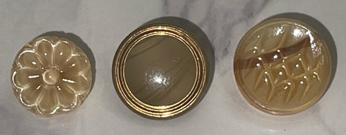 Vintage Czech Glass Buttons Button Lot 101-19 - Picture 4 of 7