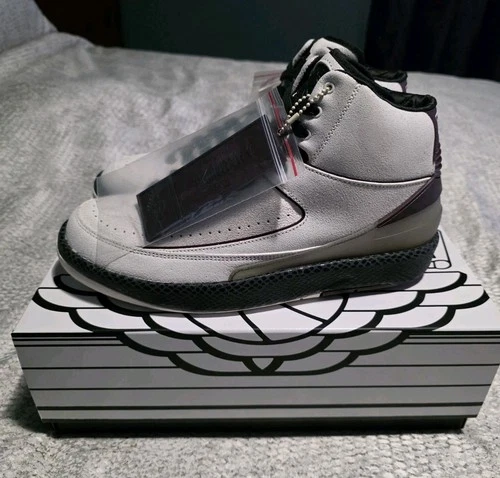 Nike Air Jordan 2 A Ma Maniere Sail Black Burgundy Crush 10.5 new DS