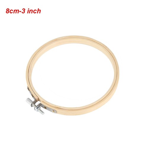 Fashion Diy Bamboo Round Loop Embroidery Hoop Cross Stitch Frame Sewing Tools - Picture 22 of 22