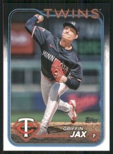 2024 Topps Update #US43 Griffin Jax Minnesota Twins 37073