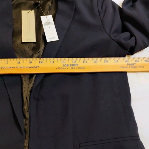 Banana Republic Navy Blue Blazer Jacket Women's Size 4 New With Tags - Picture 9 of 10
