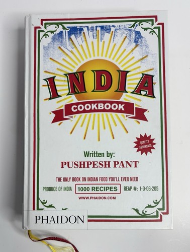 India Cookbook Pushpesh Pant 1000 Recipes! Phaidon Hardcover