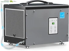 Energy Star Compact Dehumidifiers for Commercial and Basement with Drain Hose,