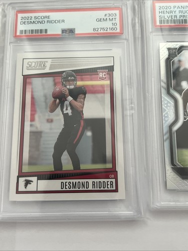 PSA Graded 3 Card PSA GRADED Lot NFL Football W/ Autos Rookies A PSA 10+ - Bild 2 von 5