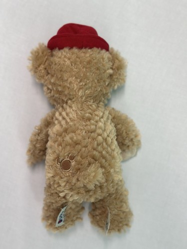 Disney Duffy The Bear Plush 12” Red Hat Disney Parks Authentic Stuffed Animal - Picture 9 of 16