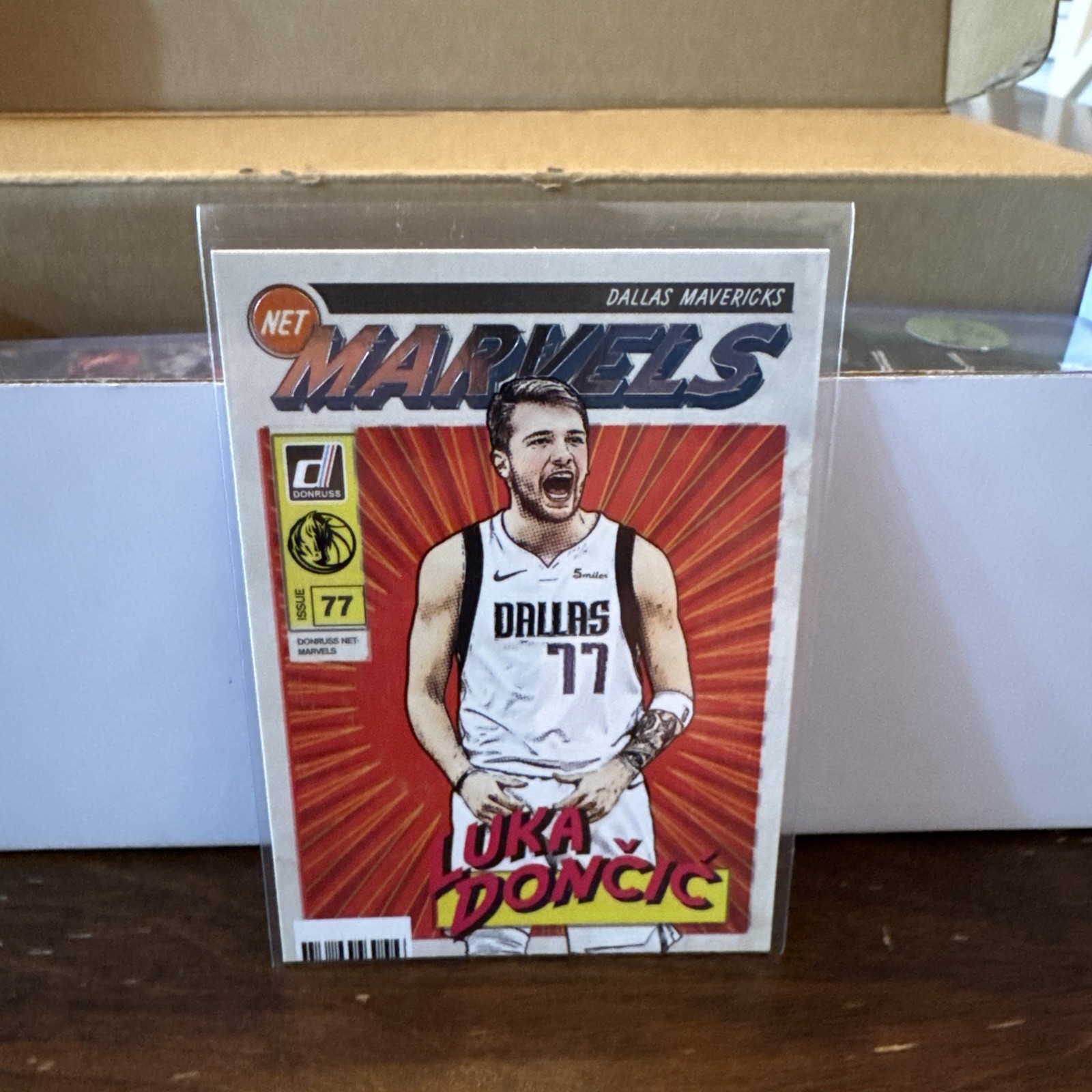 2019-20 Panini Donruss Net Marvels Luka Doncic #17 SP NBA Dallas Mavericks