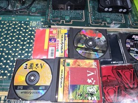 Sega Saturn Japan Import Exact 6 Games-READ ALL