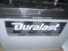 Duralast Platinum 24f AGM Battery. 710 CCAs 8/25 Sticker