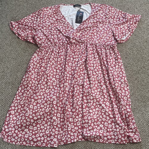 AMZ-PLUS lässiges kniehohes Sommerkleid Gr. 4XL NW - Bild 7 von 11