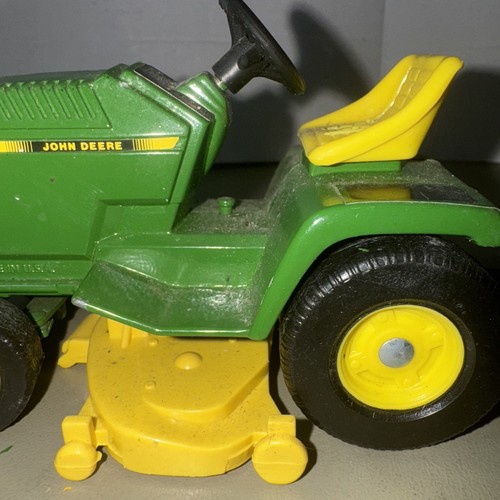 1/16 Ertl John Deere Lawn Tractor Garden Mower Dump Trailer 8” Die Cast Green - Picture 15 of 23